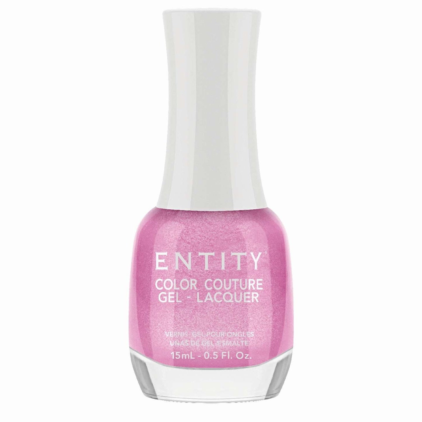 Entity Color Couture Gel Laca Belleza Icono 761 Ruching Pink 0.5 Fl Oz