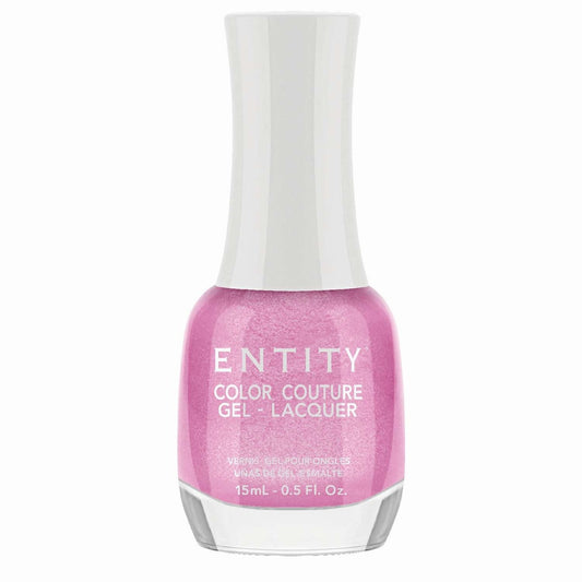 Entity Color Couture Gel Lacquer Beauty Icon 761 Ruching Pink 0.5 Fl Oz