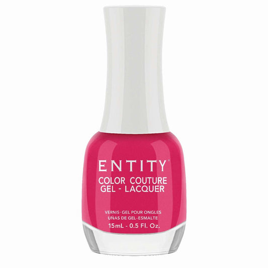 Entity Color Couture Gel Lacquer Beauty Icon 854 Power Pink 0.5 Fl Oz