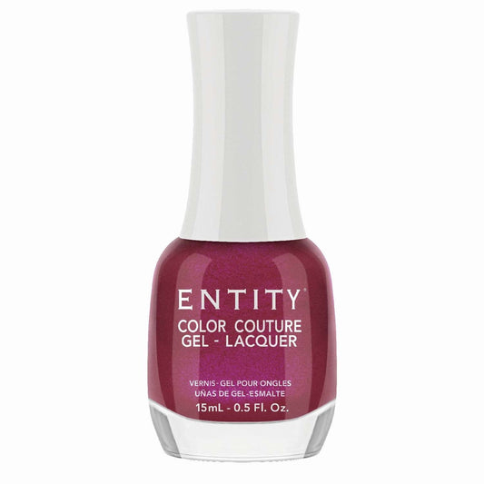 Entity Color Couture Gel Lacquer Beauty Icon 858 Ruby Sparks 0.5 Fl Oz