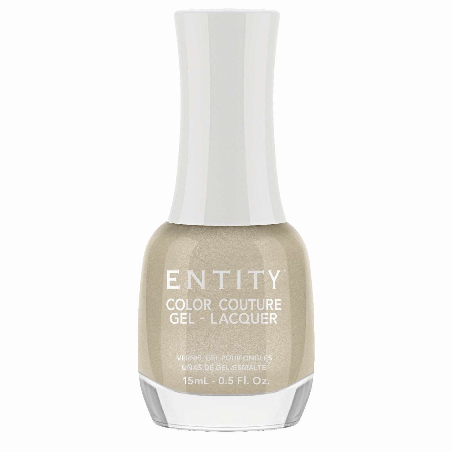 Entity Color Couture Gel Lacquer Beauty Icon 868 Gold Standard 0.5 Fl Oz