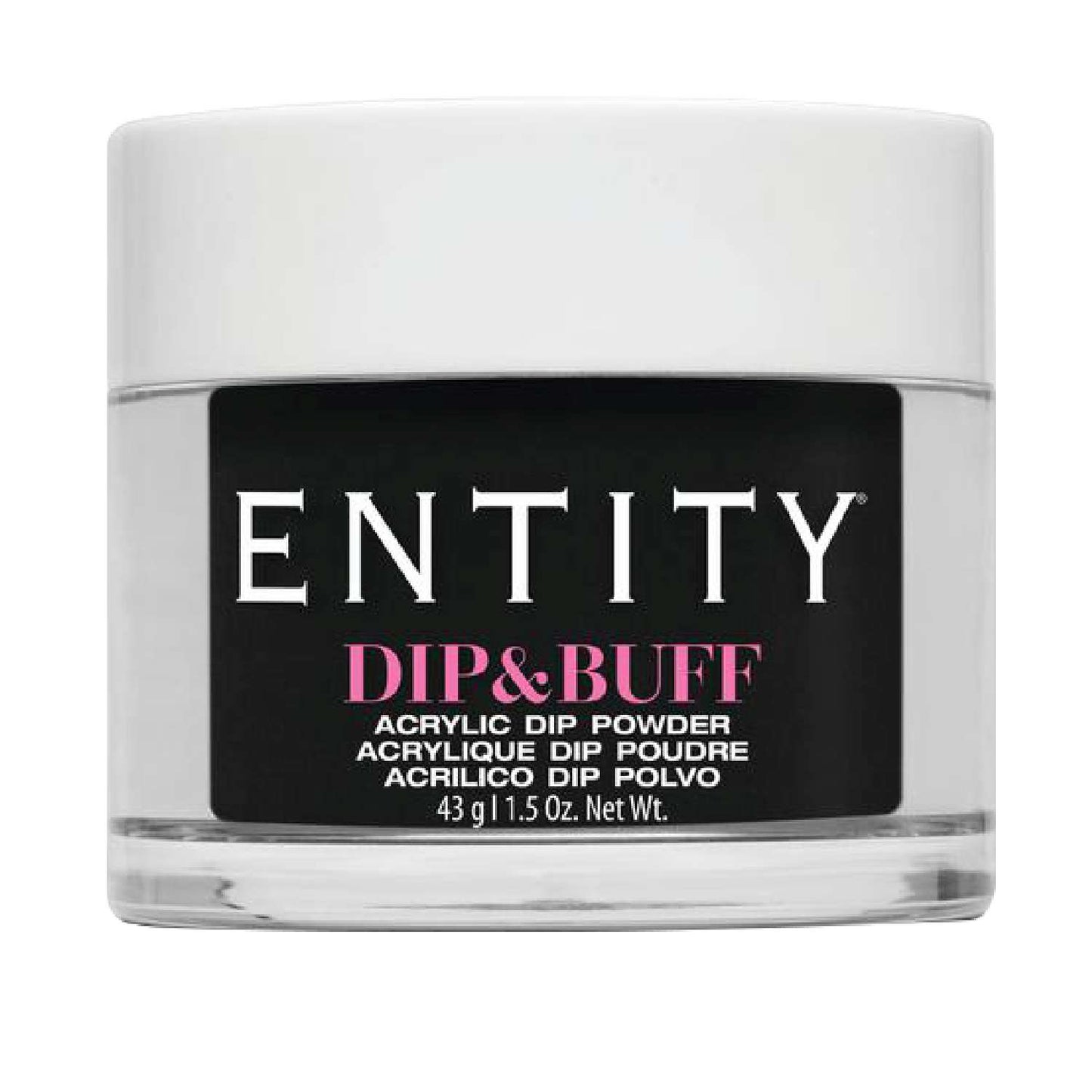 Entity Dip  Buff Acrylic Dip Powder Little Black Bottle 1.5 Oz