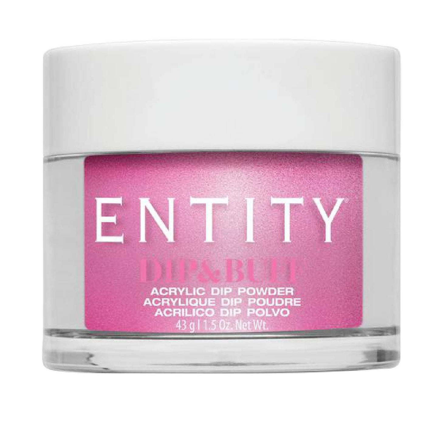 Entity Dip Buff Polvo de inmersión acrílico fruncido rosa 1.5 oz