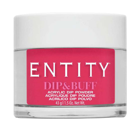 Entity Dip Buff Polvo acrílico para inmersión Power Pink 1.5 Oz