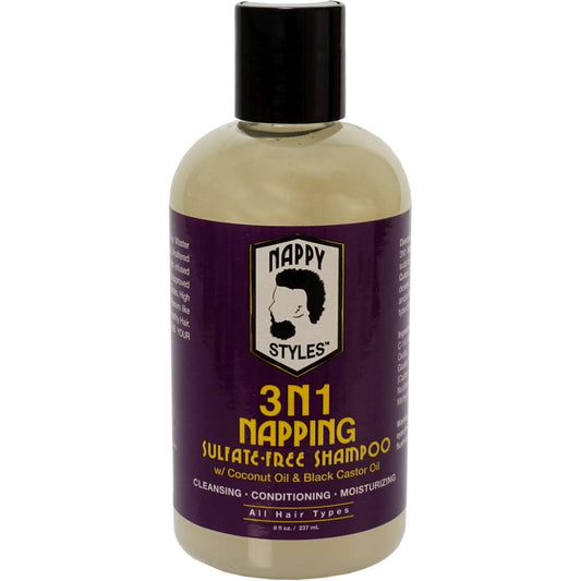 Nappy Style Nappy 3N1 Shampoo Sulfate-Free 8 Oz
