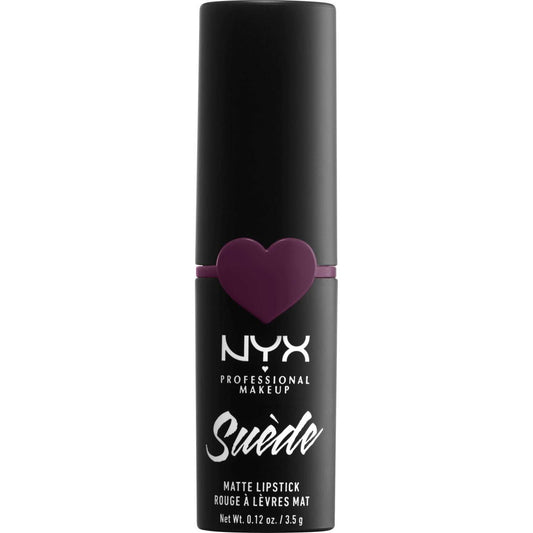 NYX Suede Matte Lipstick 10 - Girl Bye .12 Oz
