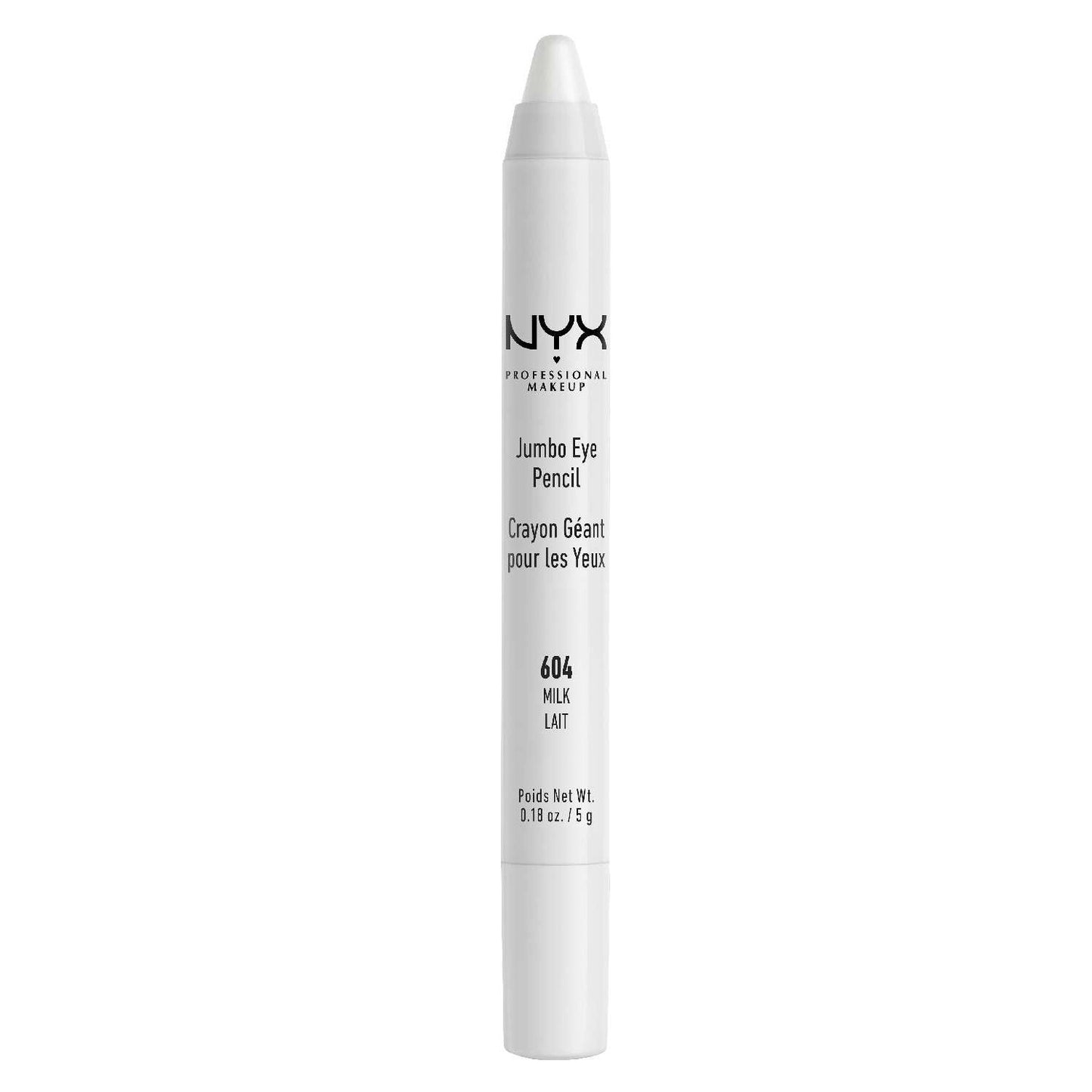 Lápiz de ojos NYX Jumbo con leche, 0,18 onzas