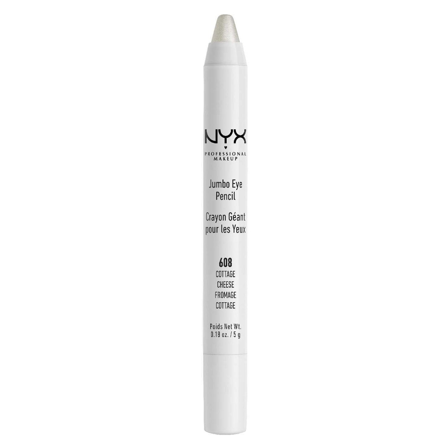 Lápiz de ojos NYX Jumbo con queso cottage, 0,18 oz