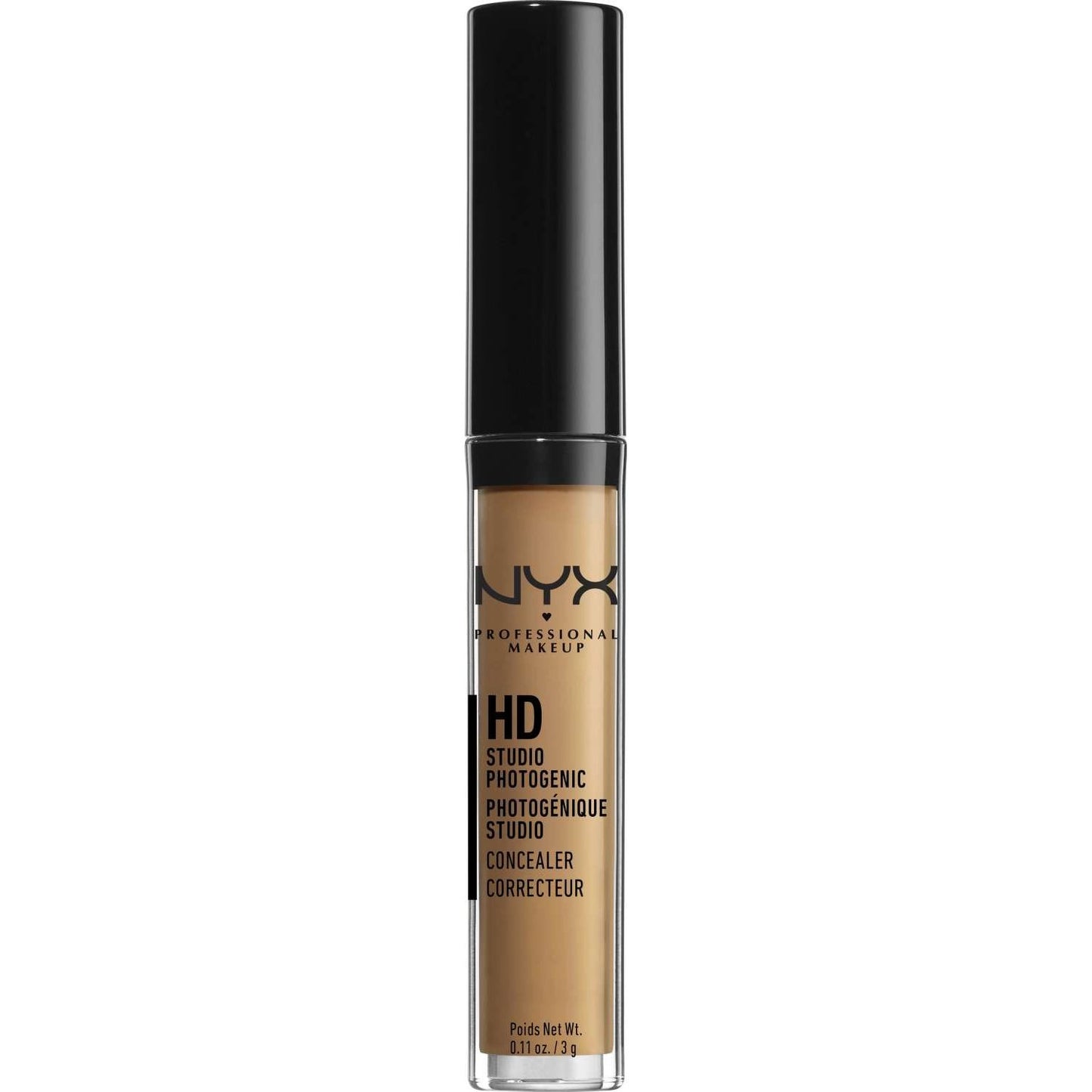 NYX HD Studio Photogenic Concealer 7.5 - Deep Golden 0.11 Oz