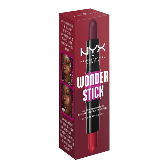 NYX  Wonder Stick Cream Blush 05 - Bright Amber And Fuschia 0.28 Oz