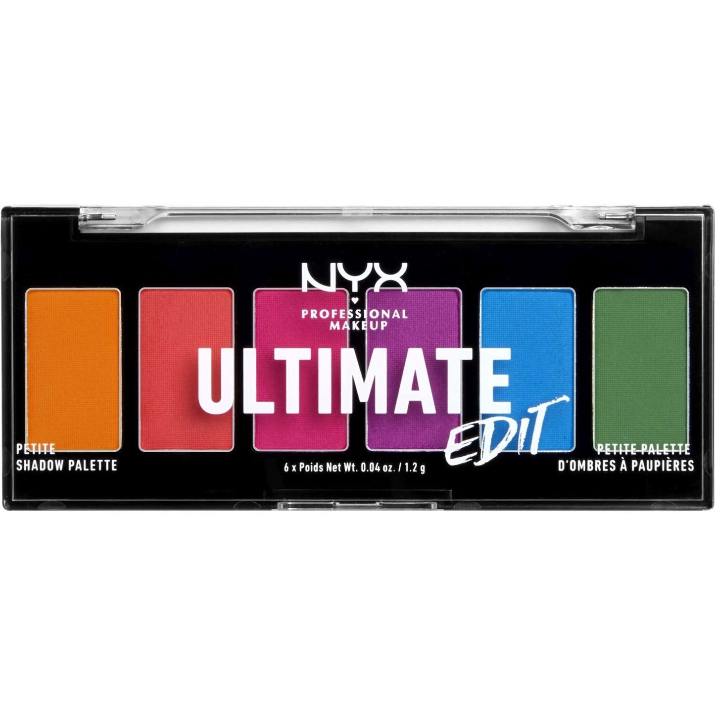 NYX  Ultimate Edit Petite Shadow Palette Brights 0.24 Oz