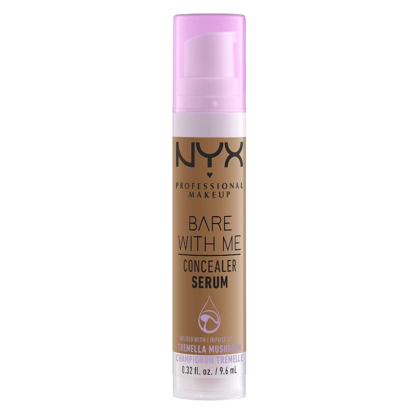 NYX Bare With Me Corrector Serum 9 - Dorado profundo 0.32 onzas líquidas