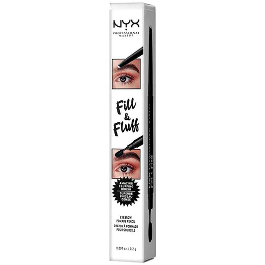 NYX  Fill  Fluff Eyebrow Pomade Pencil 09 - Clear 0.007 Oz