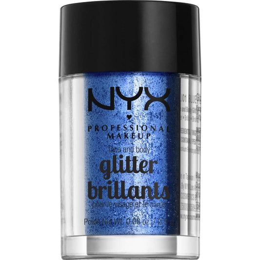 NYX  Face And Body Glitter 01 - Blue 0.08 Oz