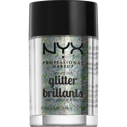 NYX  Face And Body Glitter 06 - Crystal 0.08 Oz