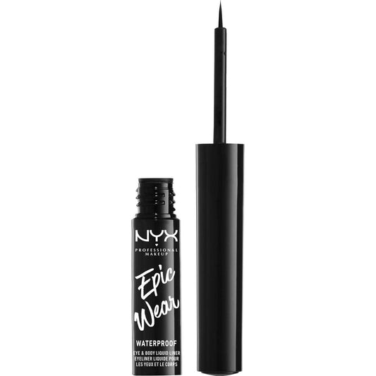 Delineador líquido para ojos y cuerpo Epic Wear de NYX 01 - Negro