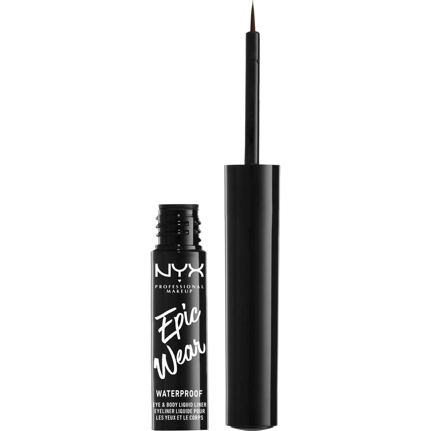 NYX Epic Wear Delineador líquido para ojos y cuerpo 02 - Marrón