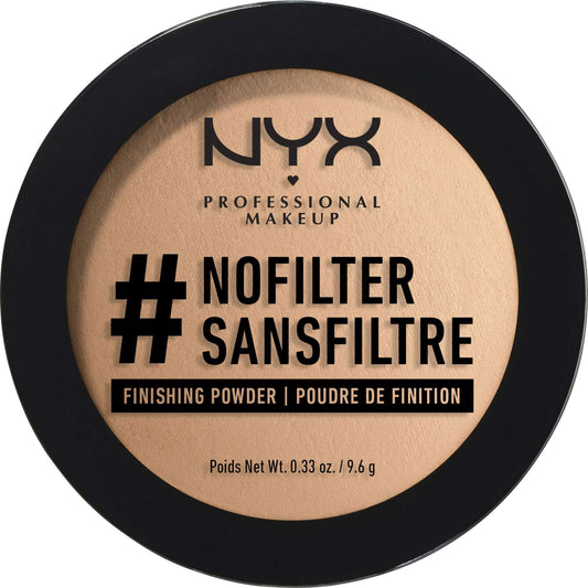 NYX Polvo de acabado sin filtro Bronceado clásico 0.33 oz