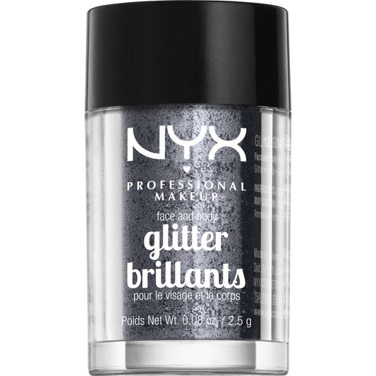 NYX  Face And Body Glitter 12 - Gunmetal 0.08 Oz