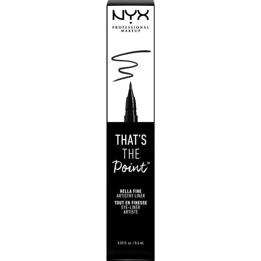 NYX  Thats The Point Eyeliner Hella Fine 0.08 Fl Oz