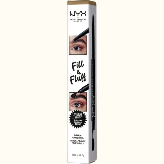 NYX  Fill  Fluff Eyebrow Pomade Pencil 01 - Blonde 0.007 Oz
