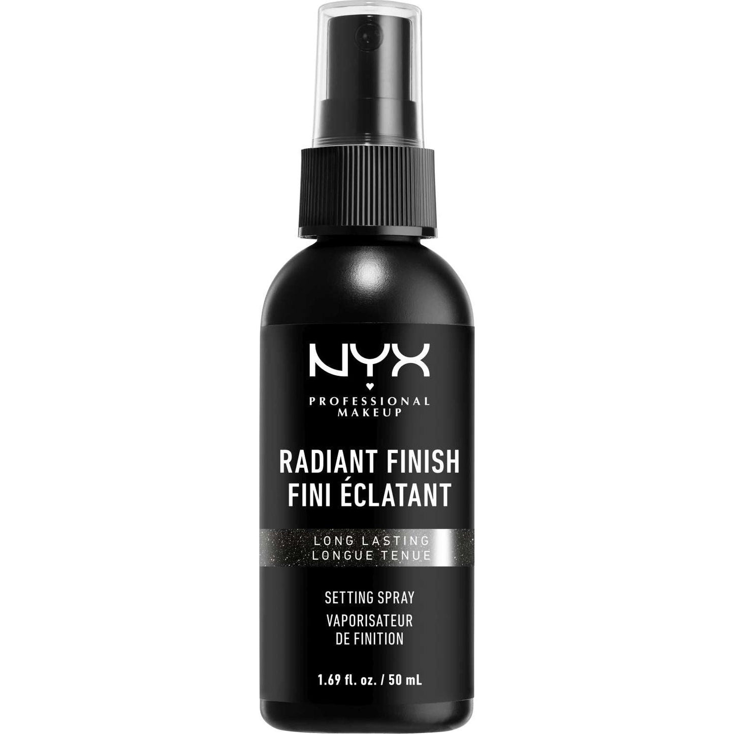 Spray fijador de acabado radiante NYX, 2.03 onzas líquidas