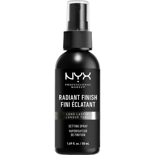 Spray fijador de acabado radiante NYX, 2.03 onzas líquidas