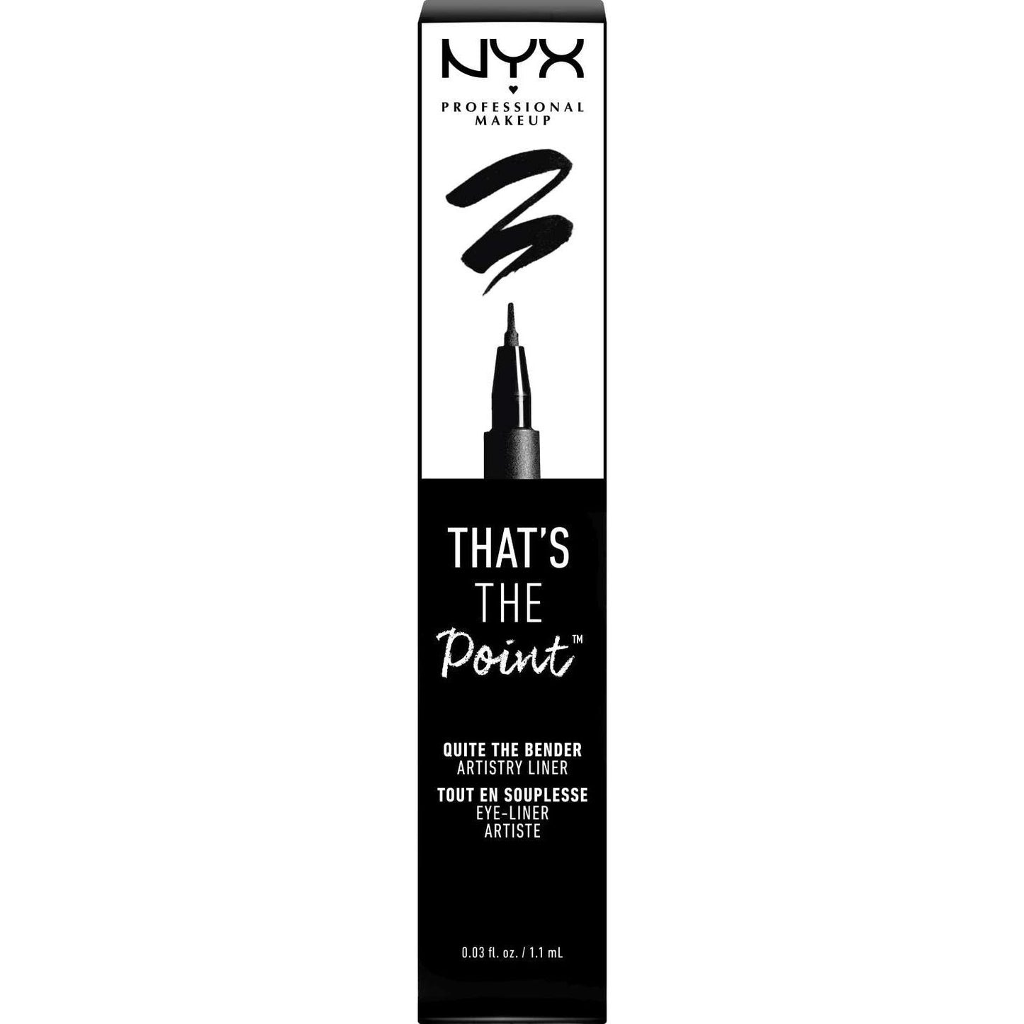 NYX  Thats The Point Eyeliner Quite The Bender 0.08 Fl Oz