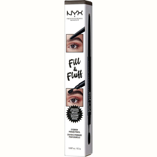 NYX  Fill  Fluff Eyebrow Pomade Pencil 06 - Brunette 0.007 Oz