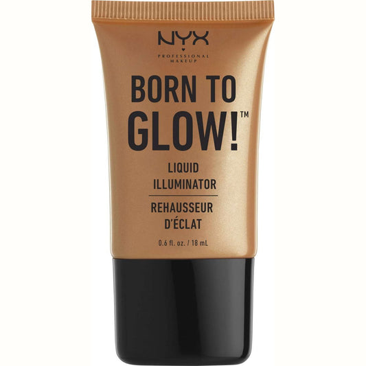 NYX Born To Glow Iluminador Líquido Oro Puro 0.6 Fl Oz