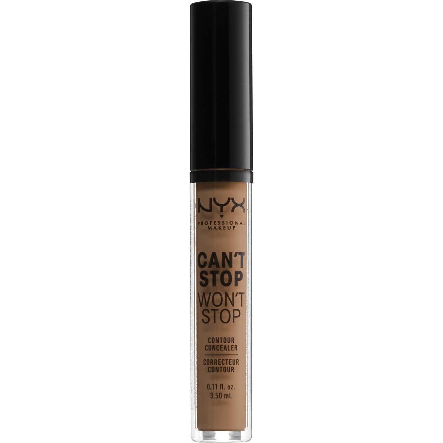 NYX  Cant Stop Wont Stop Contour Concealer 16 - Mahogany 0.11 Fl Oz