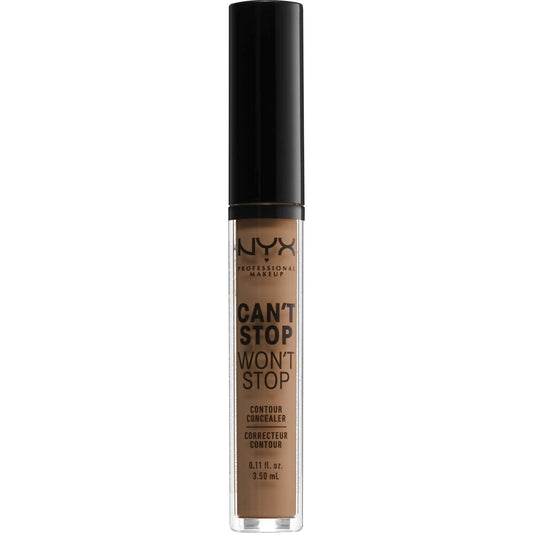 NYX  Cant Stop Wont Stop Contour Concealer 16 - Mahogany 0.11 Fl Oz