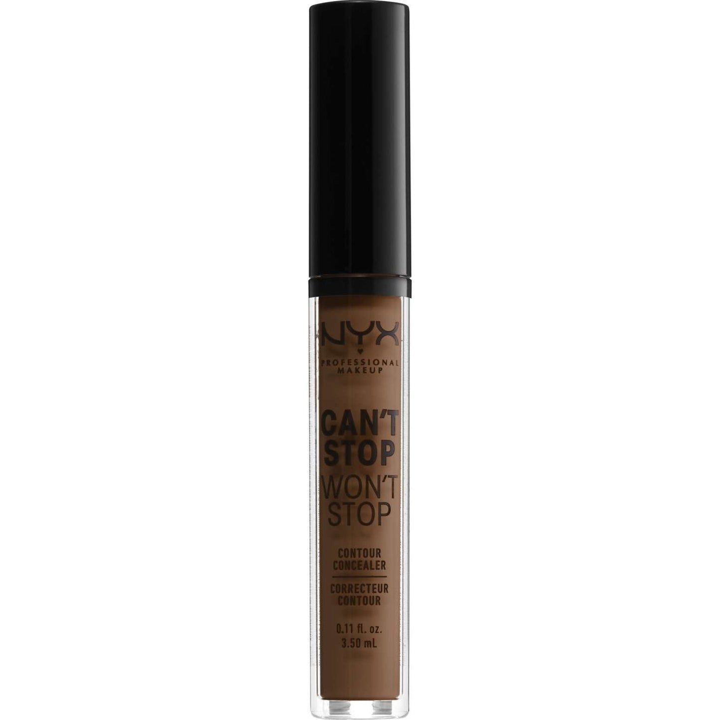 NYX  Cant Stop Wont Stop Contour Concealer 19 - Mocha 0.11 Fl Oz