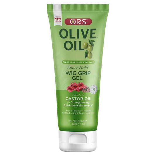 Ors aceite de oliva Fix-It para pelucas tejidos Super Hold Wig Grip Gel 5 Oz
