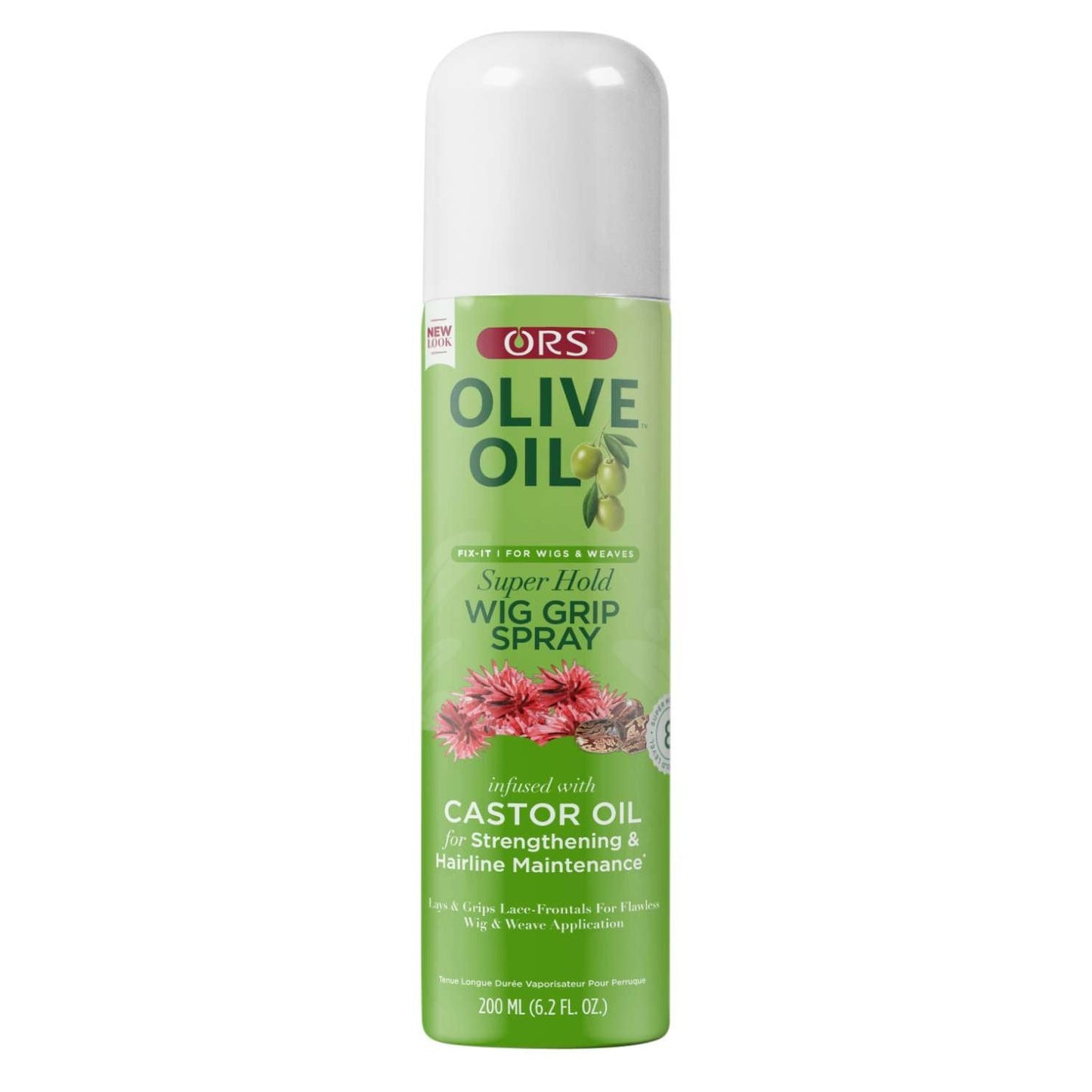 Ors Aceite de Oliva Fix-It para Pelucas Tejidos Super Hold Wig Grip Spray 6.2 Oz
