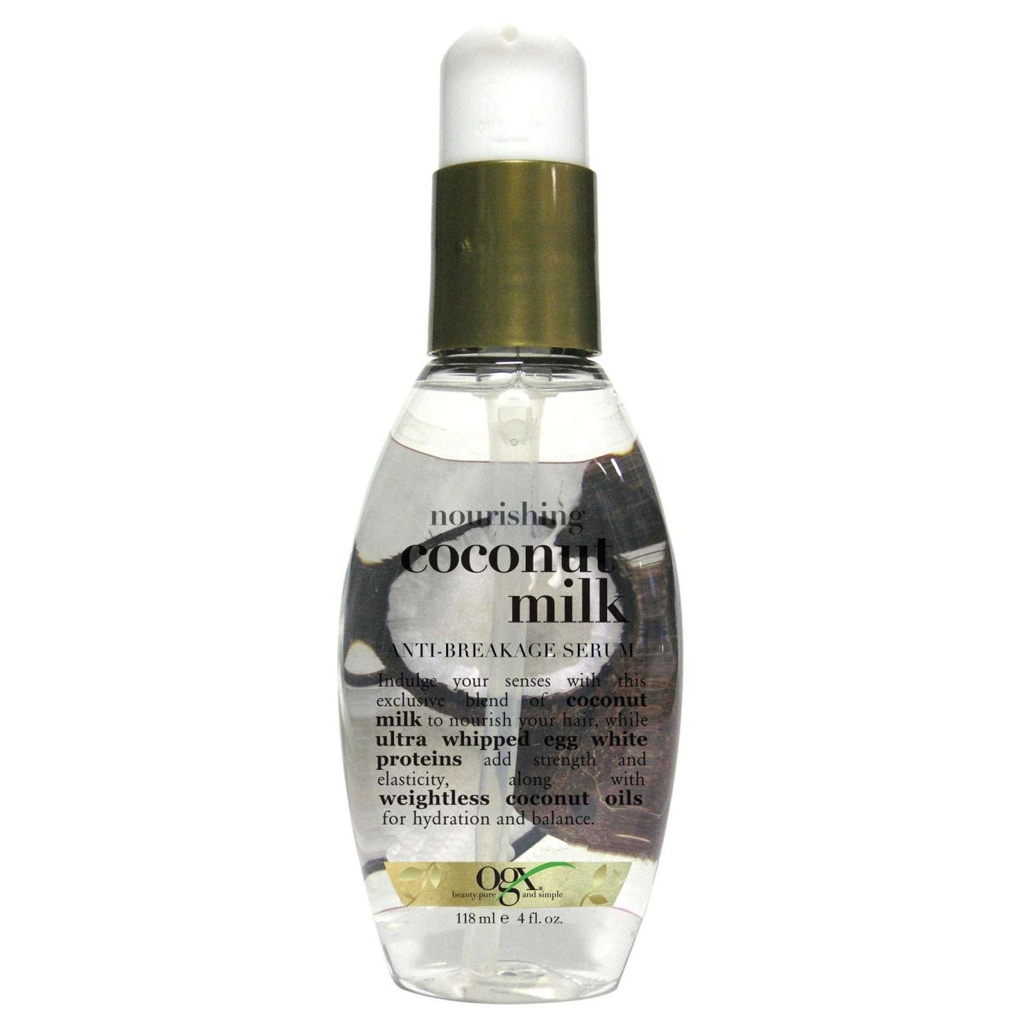 Ogx Nourishing Coconut Milk Anti-Breakage Serum 4.0 Fl Oz