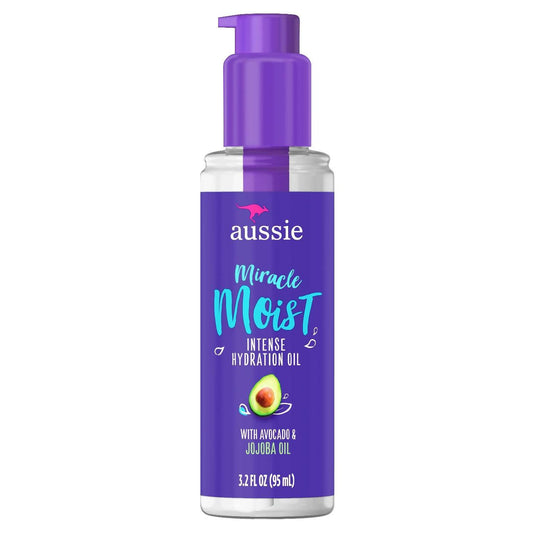 Aceite de hidratación intensa Aussie Miracle Moist, 3,2 onzas líquidas