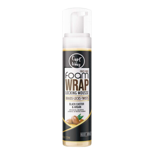 Next Image Foam Wrap Black Castor  Argan 8 Oz