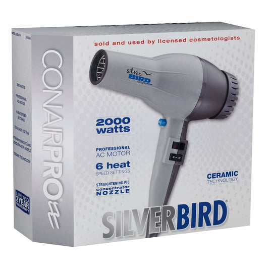 Conairpro Silver Bird Hair Dryer 2000W
