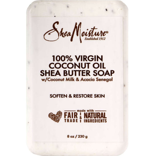 Shea Moisture 100% Virgin Coconut Oil Shea Butter Soap 8.0 Oz