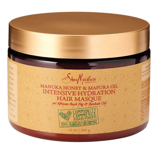 Mascarilla para el cabello con aceite de Mafura y miel de Manuka de Shea Moisture, 11,5 onzas