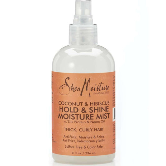 Shea Moisture Coco Hibiscus Hold Shine Humedad Niebla 8 Oz