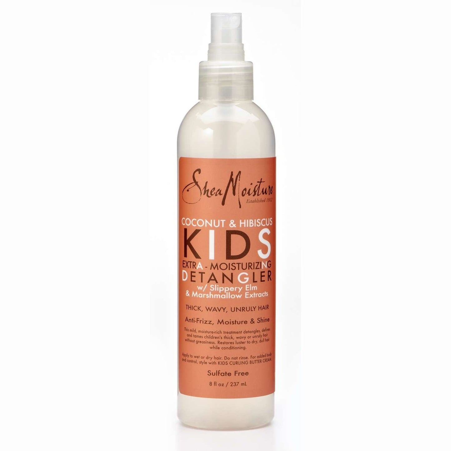 Shea Moisture Coconut Hibiscus Kids Desenredante extrahidratante 8 Oz