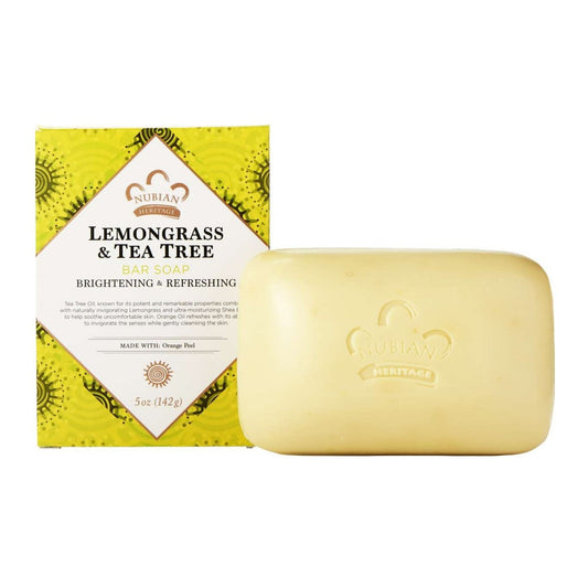 Nubian Heritage Nubian Soap Lemongrass  T-Tree 5 Oz