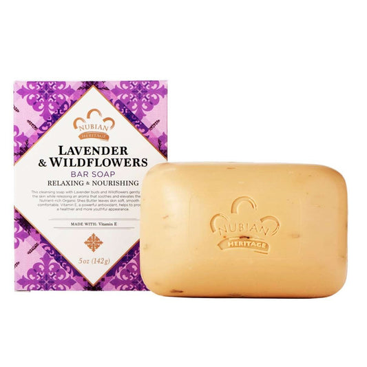 Nubian Heritage Nubian Soap Lavender  Wild Flowers 5 Oz