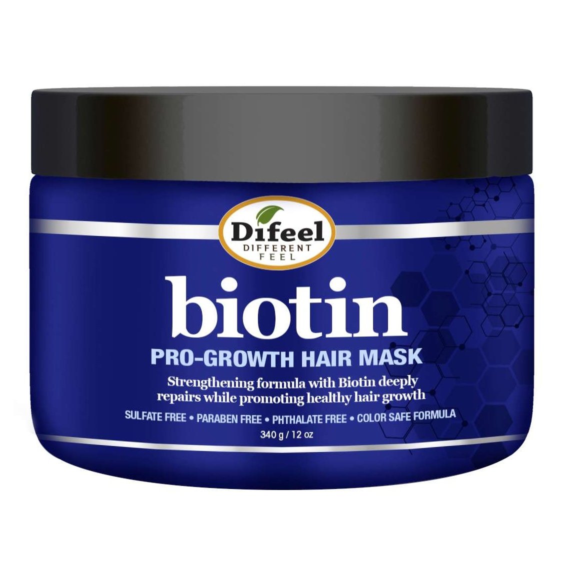 Difeel Biotin Pro-Crecimiento Mascarilla Capilar 12 Oz