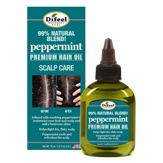 Difeel Peppermint Scalp Care Hair Oil 75 Ml 6Pk 2.5 Oz