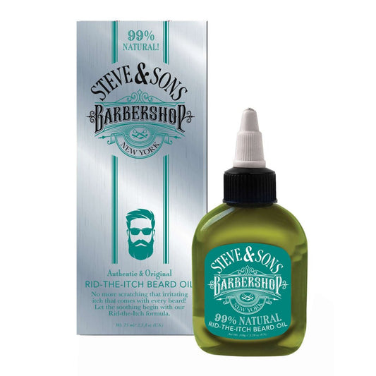 Steve & Sons Barbershop Beard Oil Rid -The-Itch 2.5 Oz