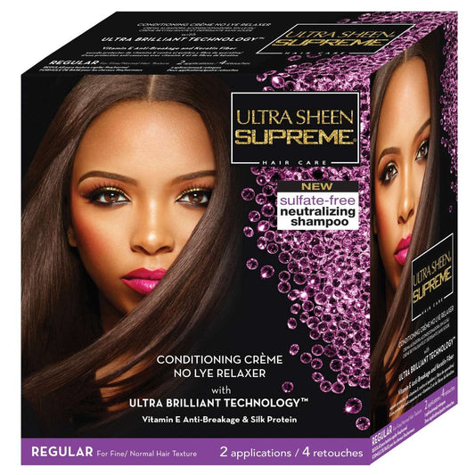 Ultra Sheen Supreme No-Lye Relaxer Kit Regular