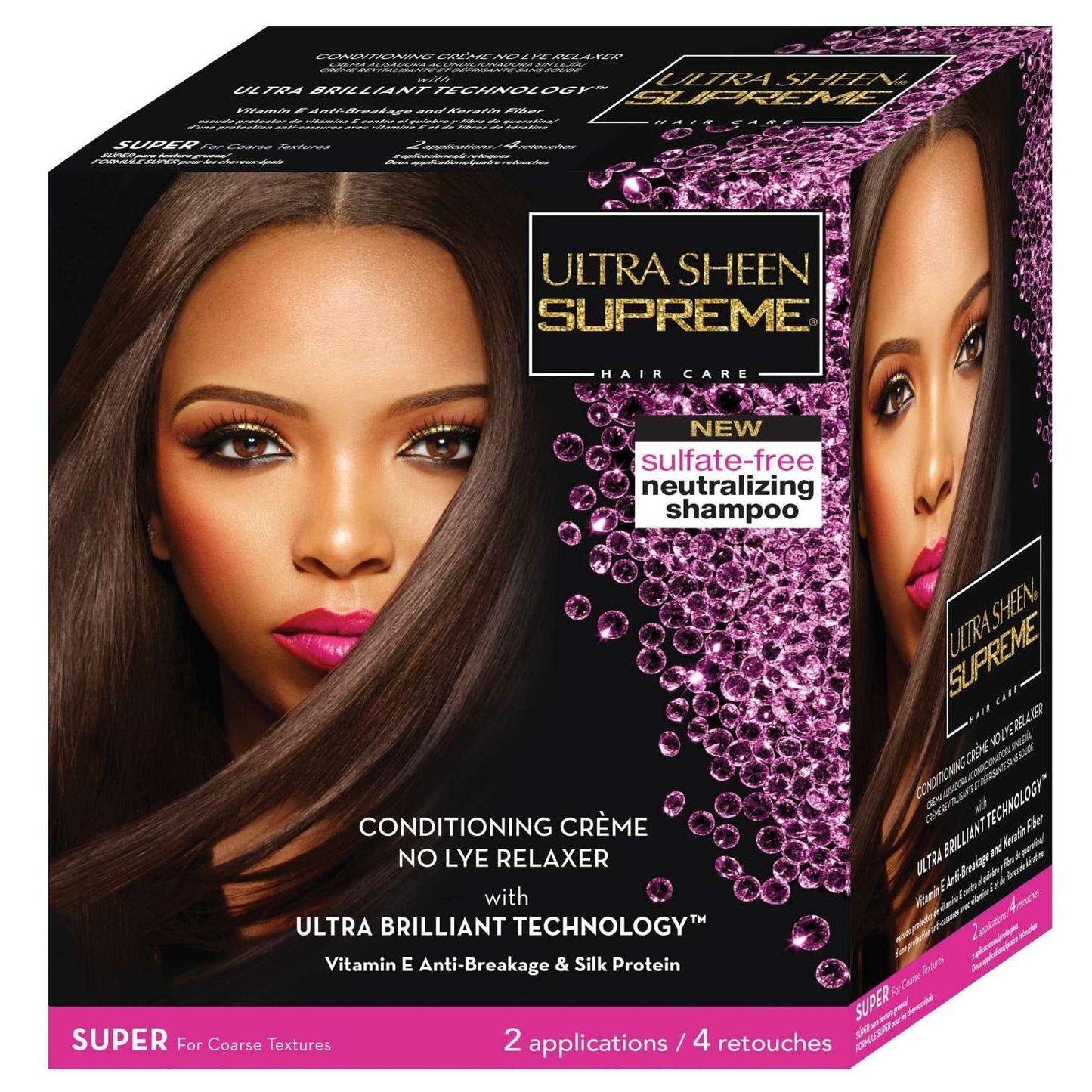 Ultra Sheen Supreme No-Lye Relaxer Kit Super